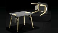 Rattan Contemporary Dining Table