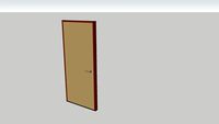 Binnendeur stomp - inner door 1 - dynamic component