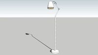 Lampadaire DYNAMO blanc, floor Lamp, Lampara de pie