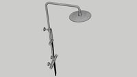 JEE-O slimline shower set - bronze stainless steel