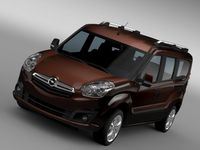 Opel Combo Tour LWB D 2015 3D Model