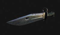M-9 bayonet 3D Model