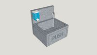 Handwash sink, knee operated