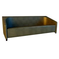 Sofa leather classic simple 3D Model