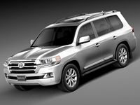 Toyota Land Cruiser 2016 3D Model