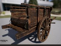 Old Cart 3D Model