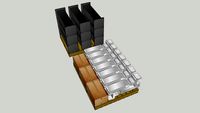 Moller Coil Support 1 thru 3 Receiving Model