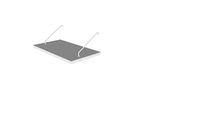 Board - 40x20cm - White/White - Gassien Paris