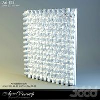 Гипсовая 3d панель 124 от Арт Рельеф
