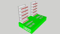 1800х1000х50,40х40,30