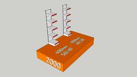 2000х400х50,40х40,30