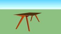 Mesa Nacente - Retangular