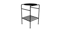Mesa lateral O.U - preto fosco - T44 studio