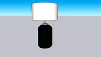 Ceramic Blue Lamp