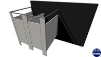 Toilet Partition 2-Stall