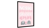 Quadro amor rosa - Galeria9, por Sabrina Matias