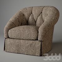 Baker / tufted back chair TP
