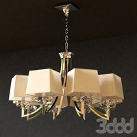 Mantra Akira Pendant Lamp Cromo/Crema 8L