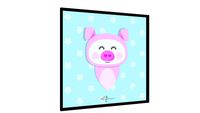 Quadro Porco - Porquinha - Pig by All Leafman - Galeria9, por All Leafman
