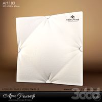 Гипсовая 3d панель Art-1007 от АртРельеф