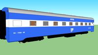 Carro Aço-carbono Dormitório - RFFSA