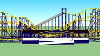 Pinfari Zyklon Z47 Montanha Russa - Pinfari Zyklon Z47 Roller Coaster