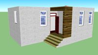 Casa moderna petita model Olivera de 57m2