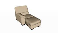 Natuzzi Klaus Chaise Longue 2086 047