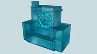 Haagse School Klok / Pendule - Transparant model