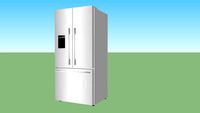 Fisher & Paykel ActiveSmart Counter Depth French Door Refrigerator/Freezer with water dispenser RF170ADUSX4