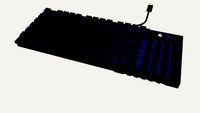 Teclado Gamer CoolerMaster - Quick Fire TK Mecânico Switch e LED Azul SGK-4020-GKCL1-BR