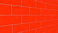 Metro tile Red