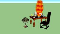 Table de chimie alchimie