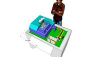 Multipurpose Irradiation facility Scale Model (Table)