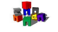 Vignelli cube by Heller