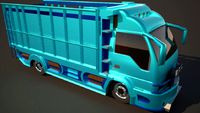 truck ISUZU NKR BLUE