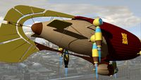 Magisterium airship