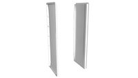 72305100 STORE+(R) Series 7230, 34 inch x 72-5/8 inch Shower End Wall Set