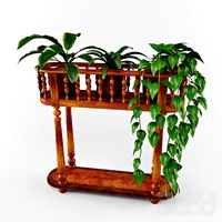 растение +подставка