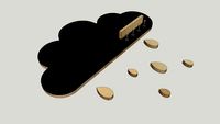 WOOLI CLOUD BOARD wooden hanger