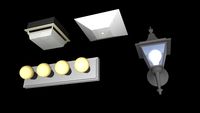 Various lighting fixtures.