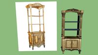 Decorative shelf Cabinet
