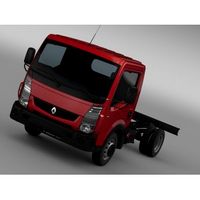 Renault Maxity 2013 Chassi - 3D Car for Maya
