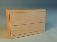 Commode modern wooden3d model