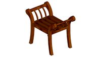 Wooden veranda chair