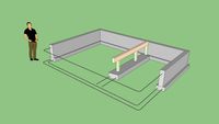 Stemwall Foundation with Reinforcement