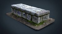 Stone Bench 13d model