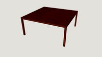 Simple Wooden Coffey Table