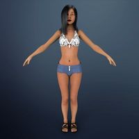 Sexy girl Shuzi3d model