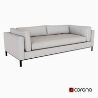 West Elm Modern Arm Sofa3d model